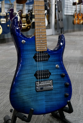 Store Special Product - Ernie Ball Music Man - John Petrucci JP15 Electric Guitar - Cerulean Blue